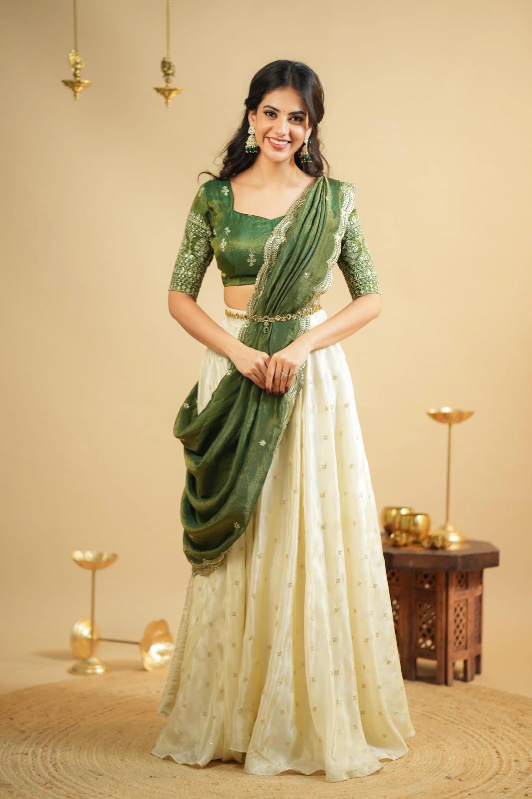 Chinon Silk Lehenga Set - Image 2